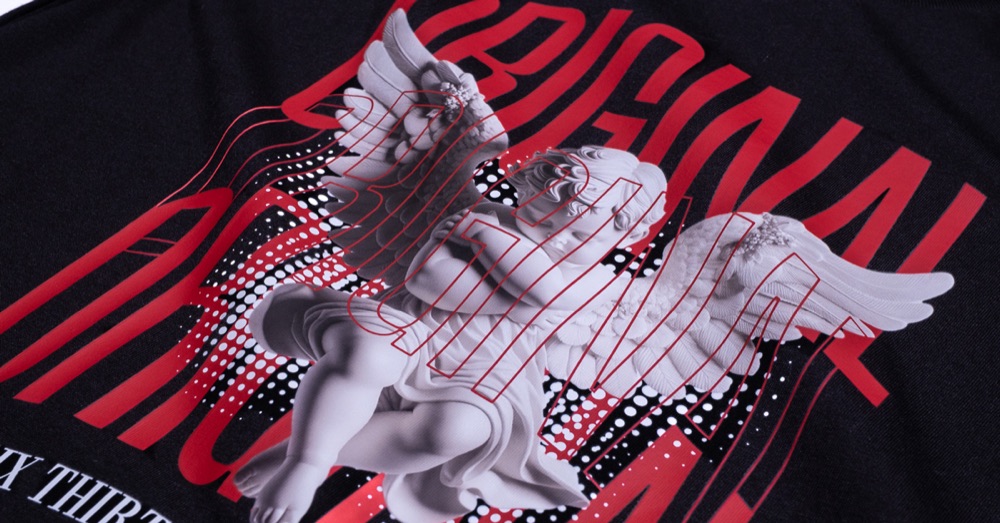 Luxury retail-ready feel — Luxe Cupid print